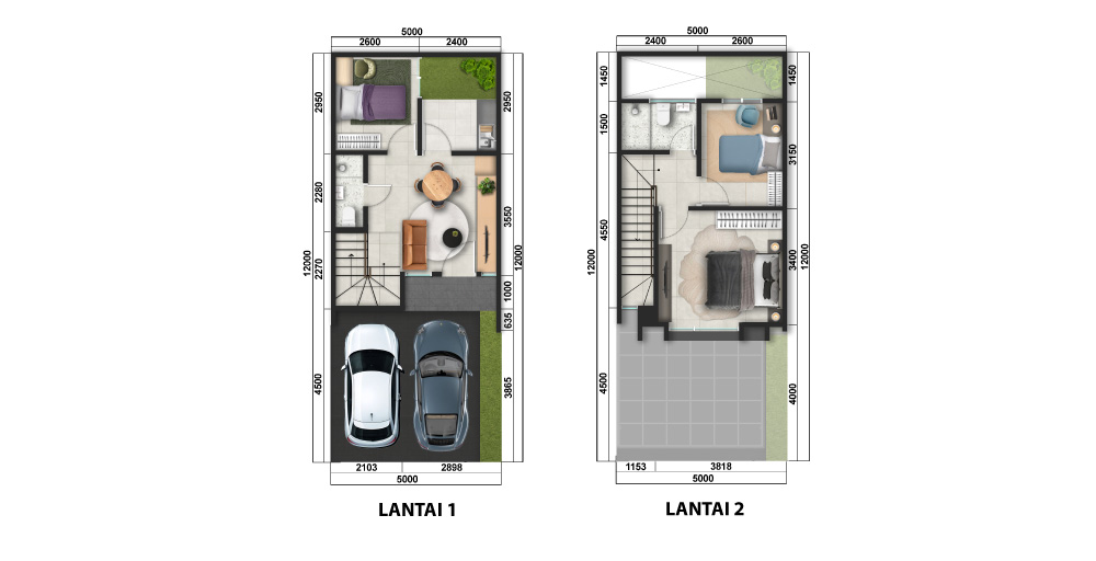 Tipe Jade @ Cluster Vazza Living